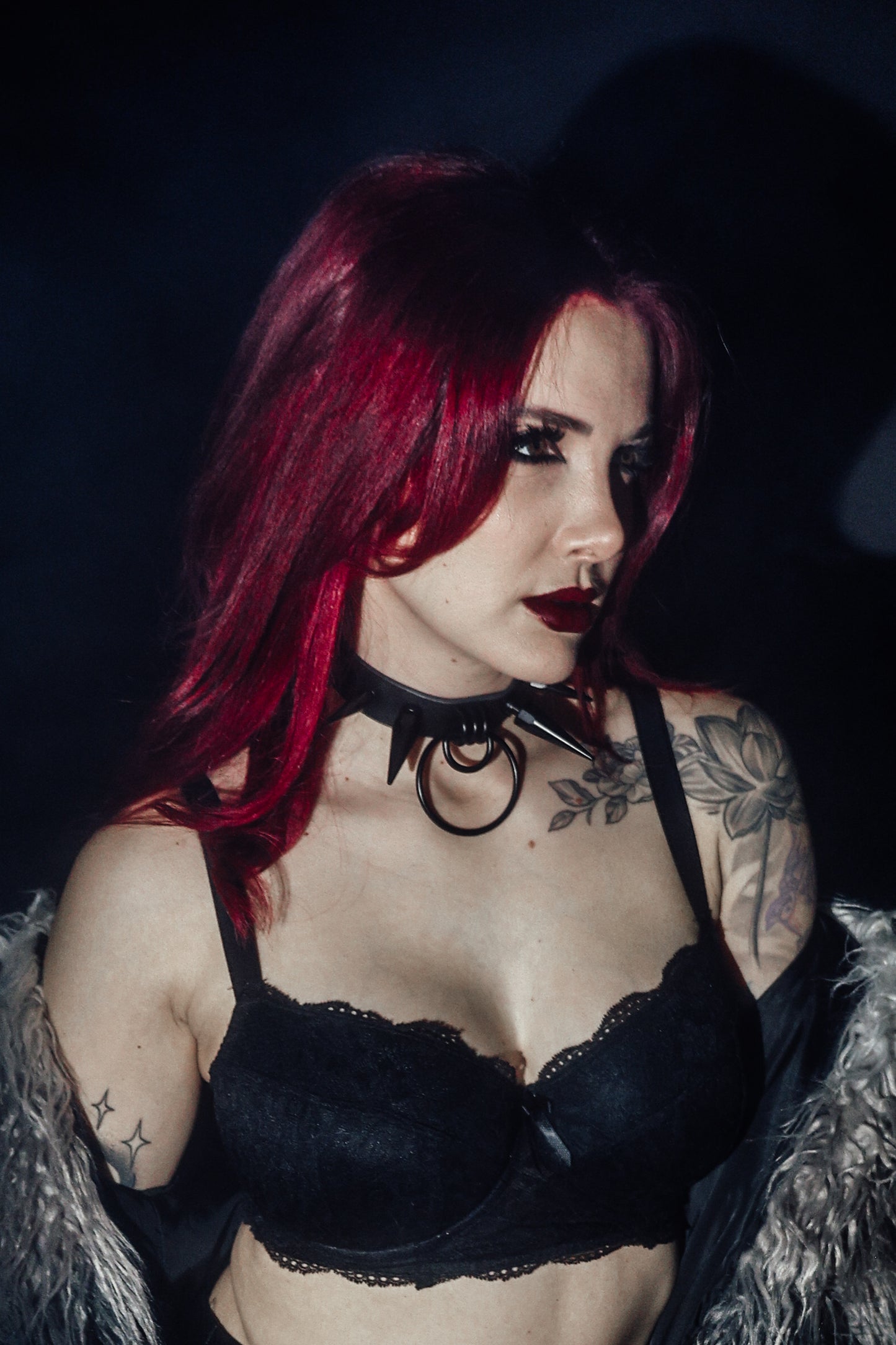 Black Spiked Choker