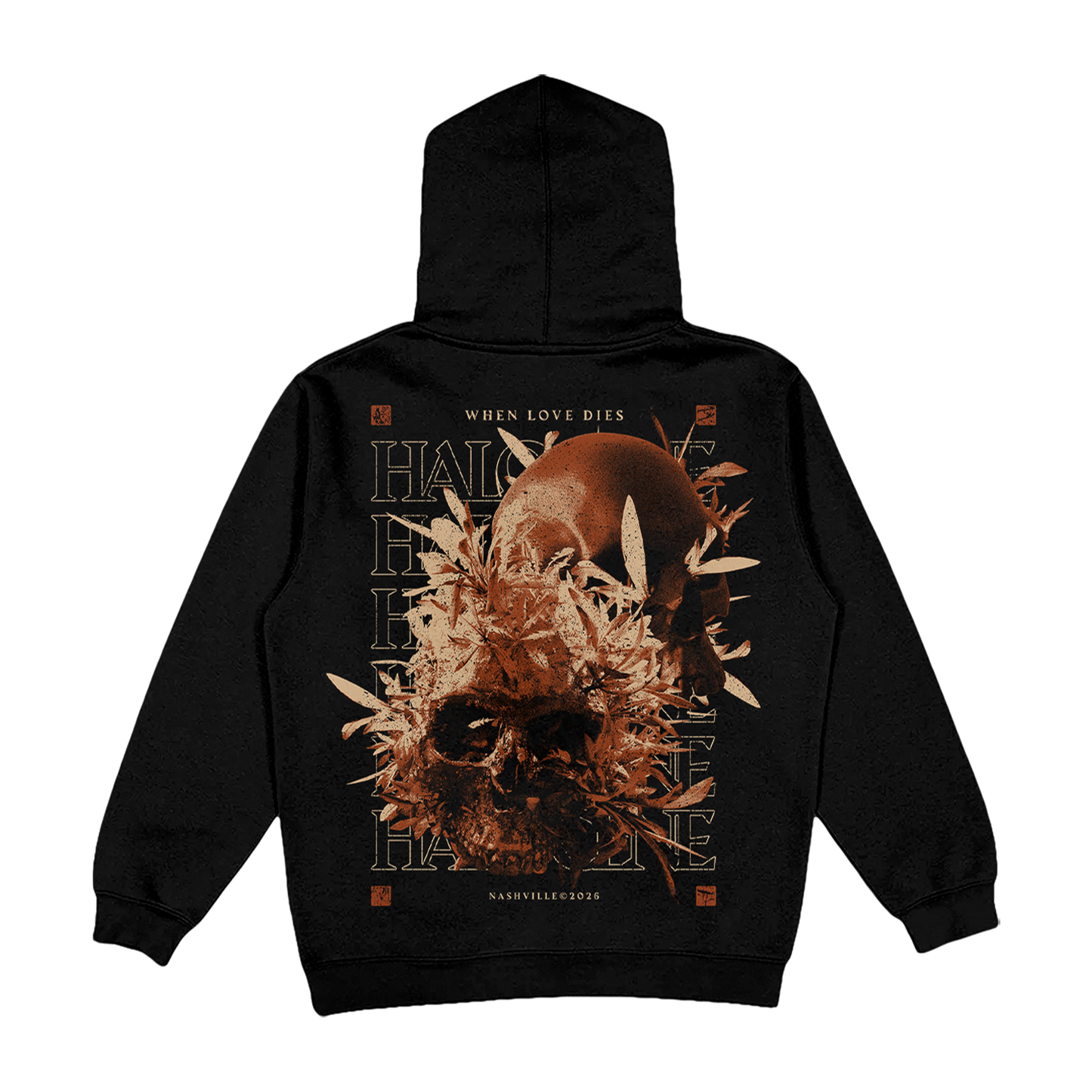 When Love Dies Zip Up Hoodie - Preorder