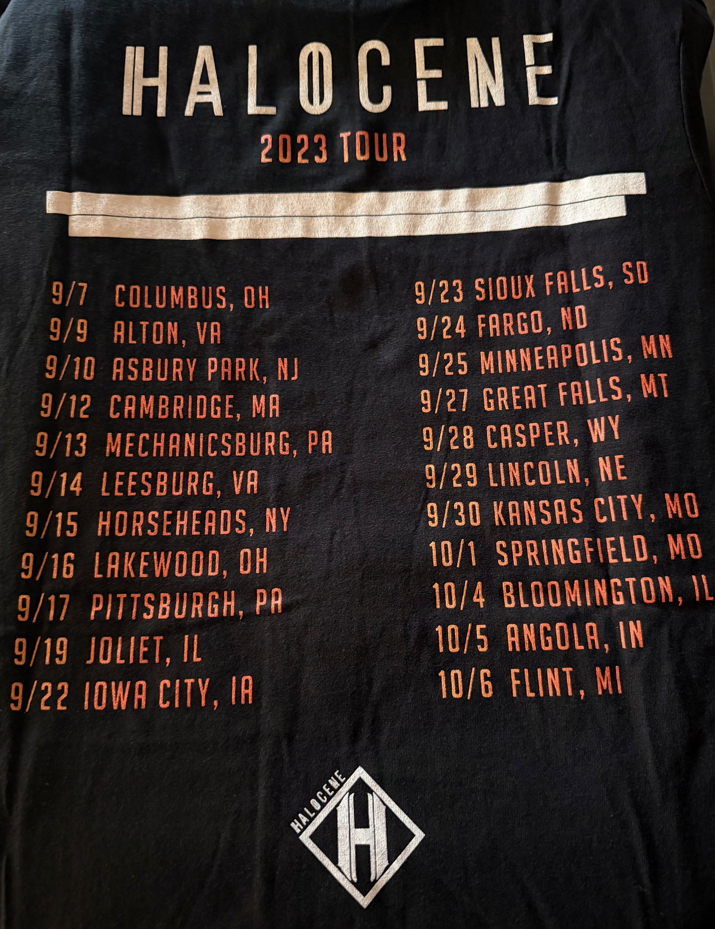 Halocene 2023 Tour Tee