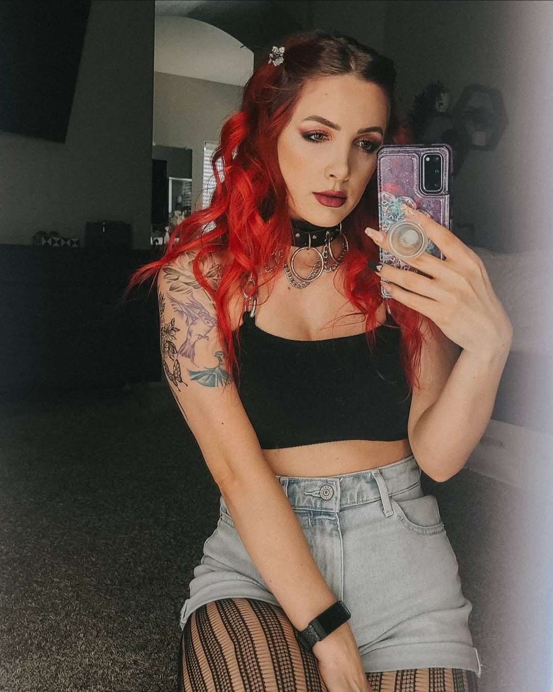 Chunky Chain Crop Top - S