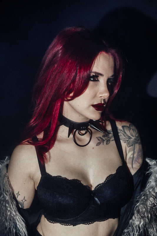 Black Spiked Choker