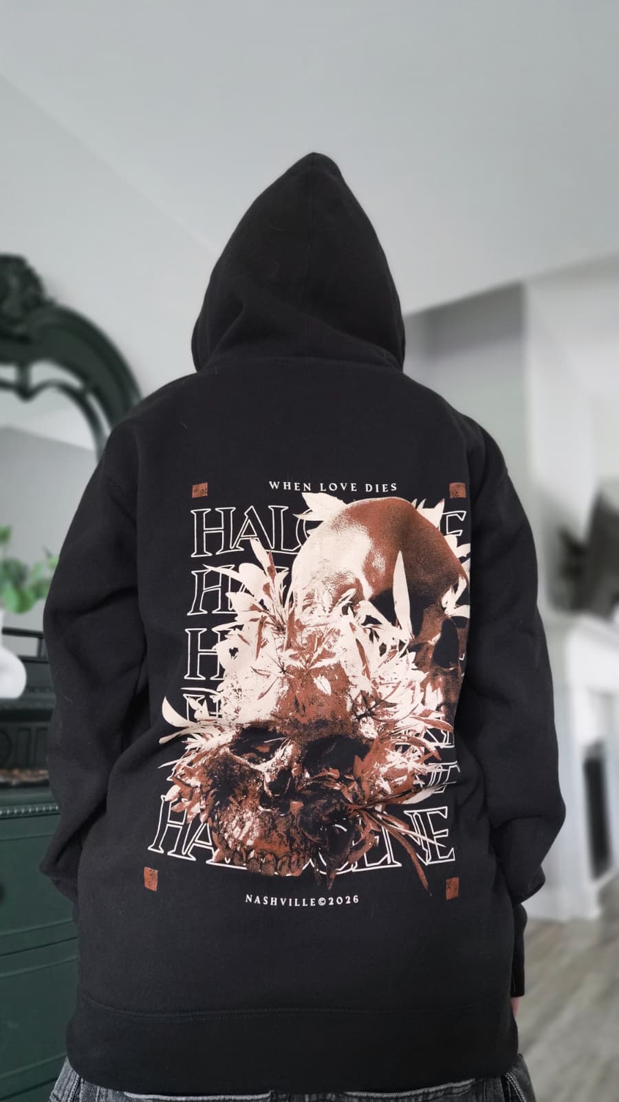 When Love Dies Zip Up Hoodie