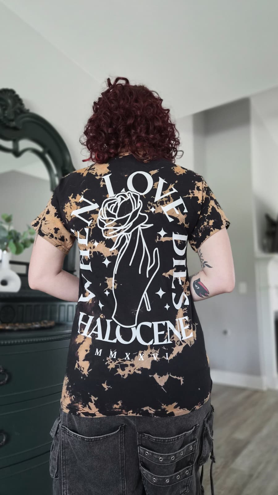 When Love Dies Rose Tie Dye Tee